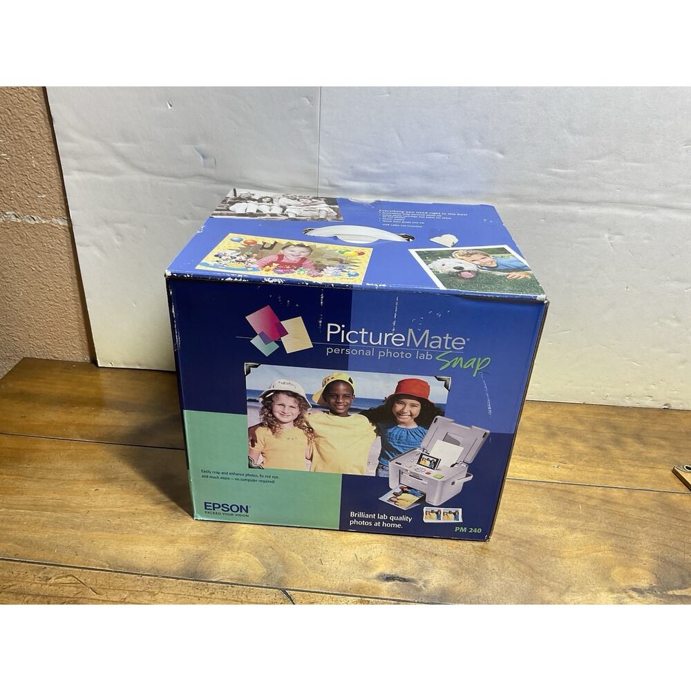 Epson PictureMate PM240 Personal Photo Lab Snap Paper Ink